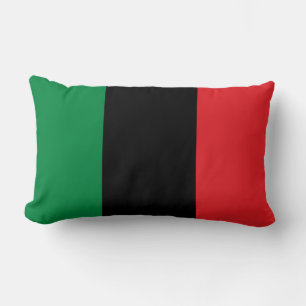 Coussin Rectangle Drapeau panafricain de l'UNIA