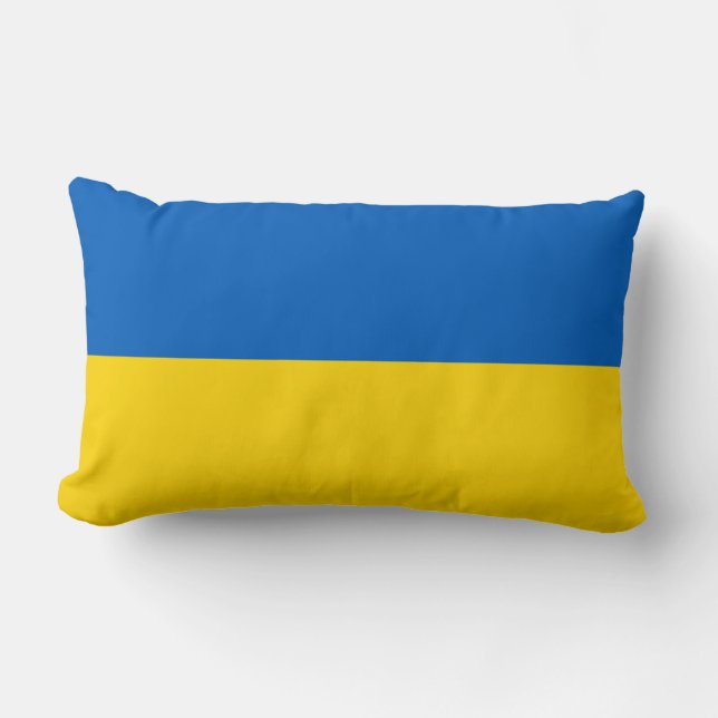 Coussin Rectangle Drapeau ukrainien (Recto)