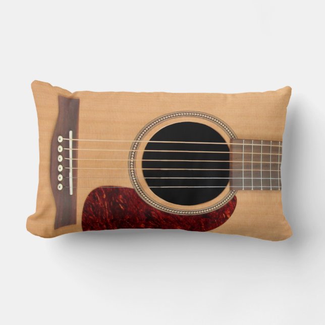 Coussin Rectangle Dreadnoud Acoustique 6 cordes Guitare (Recto)