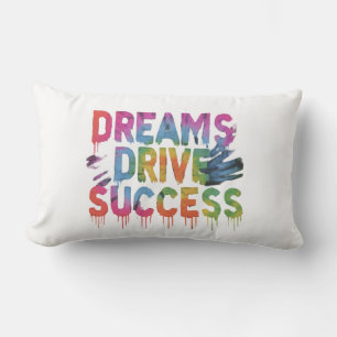 Coussin Rectangle "Dreams Drive Success