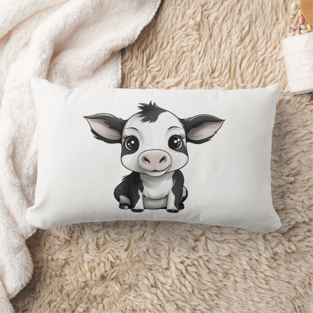 Coussin Rectangle 🛌 💤 "Dreamy Dairy" Cow Cushion 💤 (Couverture)