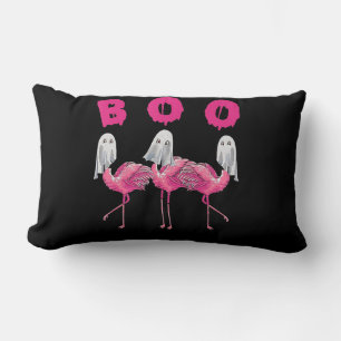 Coussin Rectangle Drôle Flamant rose fantôme Boo Halloween Costume c