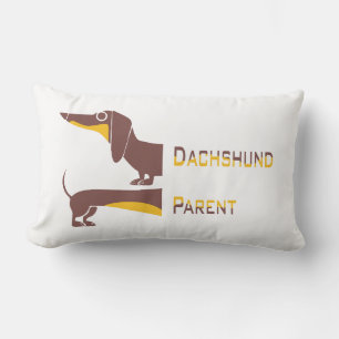 Coussin Rectangle Drôle mignon dachshund pour parent chien long