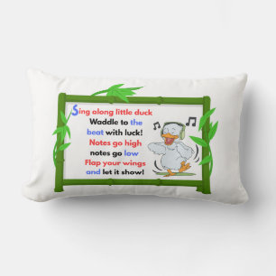 Coussin Rectangle Ducky Beats