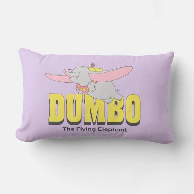 Coussin Rectangle Dumbo l'éléphant volant (Recto)