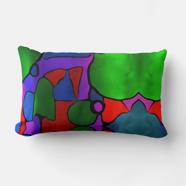 Coussin Rectangle Dye déjà (Recto)