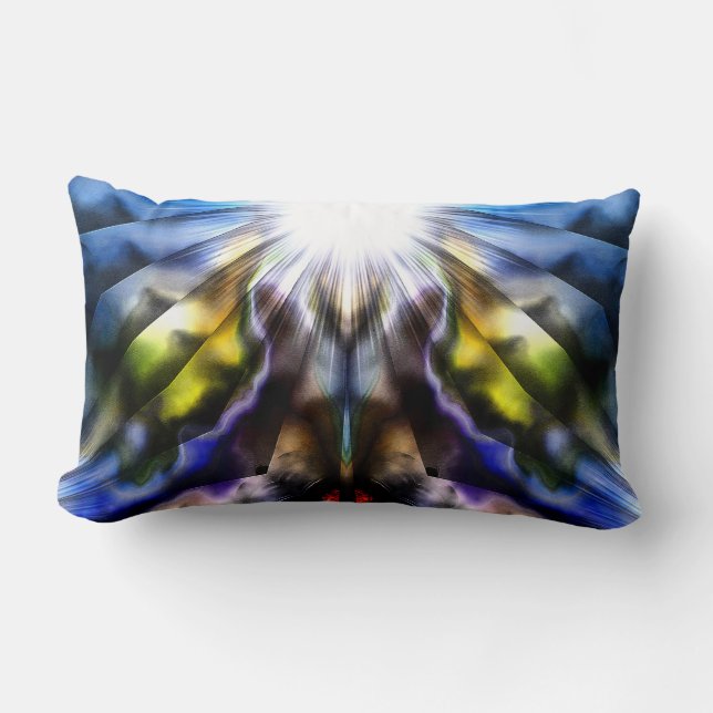 Coussin Rectangle Éclatement De Lumière (Recto)