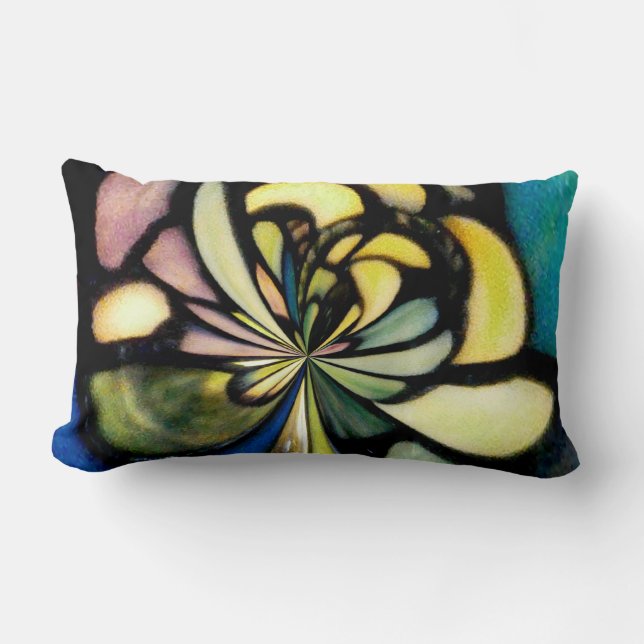 Coussin Rectangle Écoulement de Tiffany (Recto)