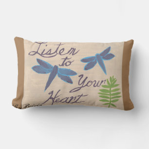 Coussin Rectangle écoute ton coeur