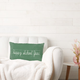 Coussin Rectangle Écriture cursive sur un tableau vert