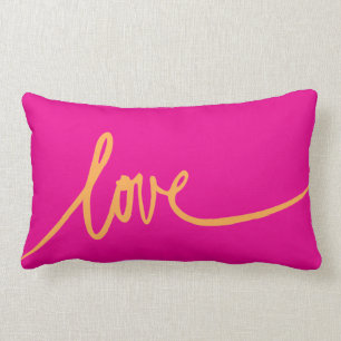 Coussin Rectangle Écriture manuscrite Aimer Jeu d'oreiller