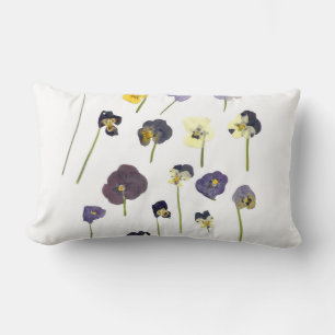 Coussin Rectangle Élégant Chic Aziza fleurs florales