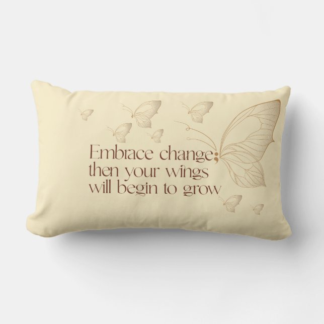 Coussin Rectangle Embrace Change Lumbar Pillow (Recto)