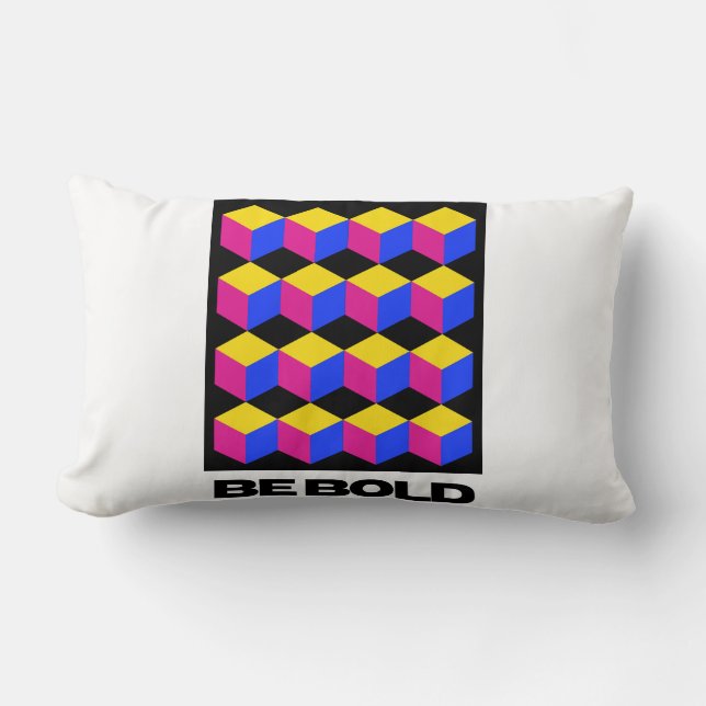 Coussin Rectangle "Embrassez la géométrie du succès" (Recto)