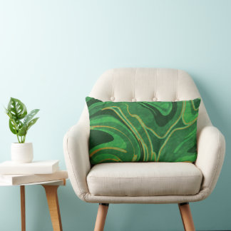Coussin Rectangle Emerald City Marble