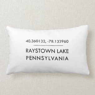 Coussin Rectangle Emplacement de lac Raystown