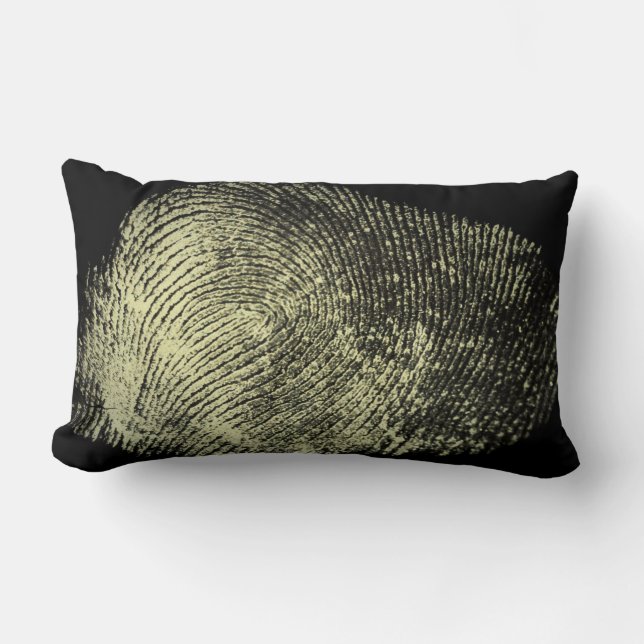 Coussin Rectangle Empreinte de boucle inversée (Recto)