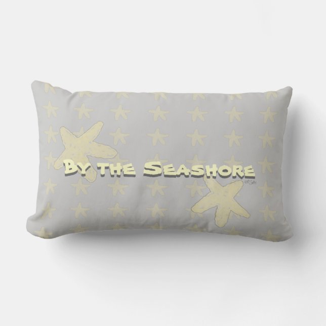 Coussin Rectangle En bord de mer (Recto)