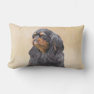 Coussin Rectangle English Toy Spaniel Peinture Animal Art original
