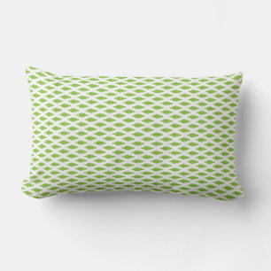 Coussin Rectangle Ensemble de dossiers verts botaniques