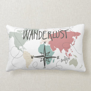 Coussin Rectangle Envie de voyager