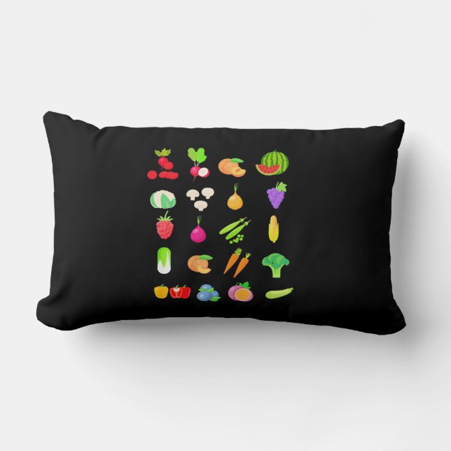 Coussin Rectangle Espèces végétales (Recto)