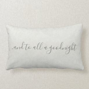 Coussin Rectangle Et au tout une bonne nuit