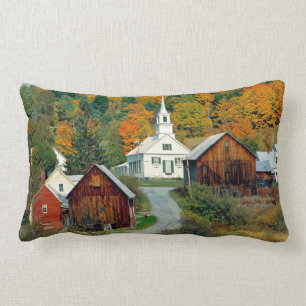 Coussin Rectangle États-Unis, Vermont, Waits River. Le feuillage d'a