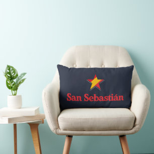 Coussin Rectangle Étoiles de l'Espagne – San Sebastian
