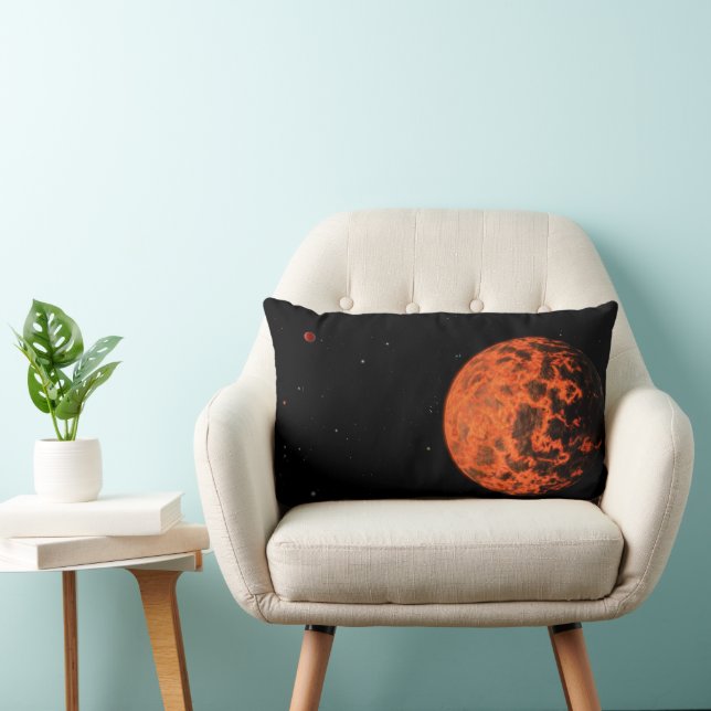 Coussin Rectangle Exoplanet Ucf-1.01 Orbitant Une Étoile Appelée Gj  (Chaise)