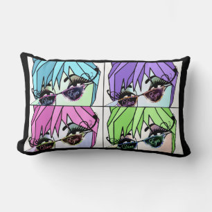 Coussin Rectangle Eyelash Divas