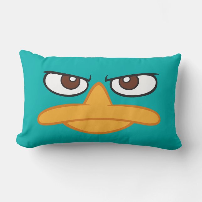 Coussin Rectangle Face de l'agent P (Recto)