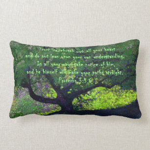 Coussin Rectangle "Faites confiance en Jéhovah avec tout votre