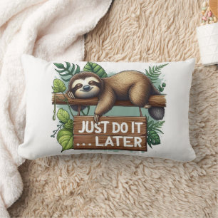 Coussin Rectangle Faites-le plus tard,