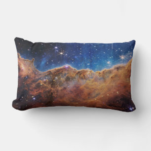 Coussin Rectangle Falaises cosmiques dans la Nebula de la Carina