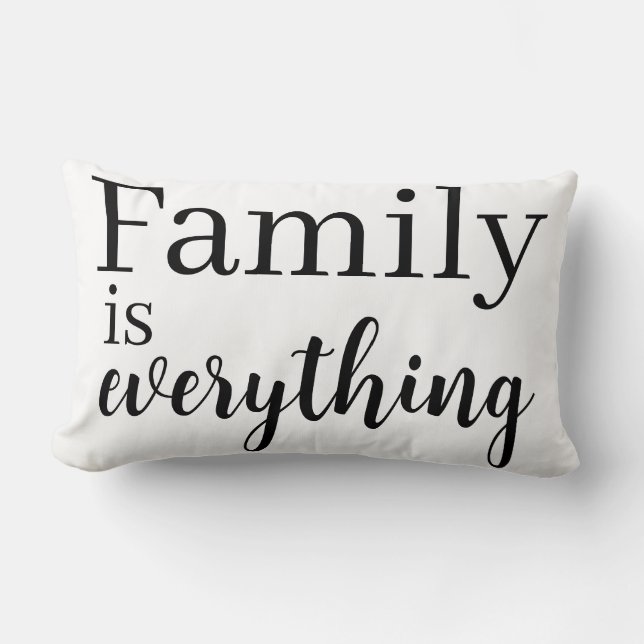 Coussin Rectangle Family is everything Throw Pillow (Recto)