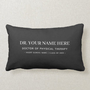 Coussin Rectangle Félicitations au docteur en thérapie physique