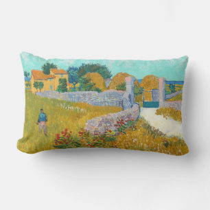 Coussin Rectangle Ferme en Provence - Vincent van Gogh