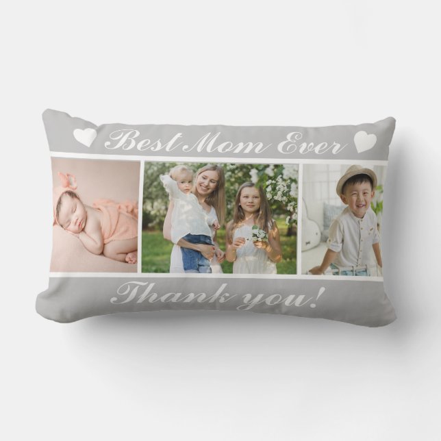 Coussin Rectangle Fête des Mères de la meilleure maman branchée (Recto)