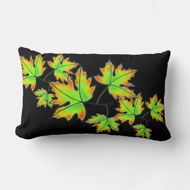 Coussin Rectangle Feuille d'érable (Recto)