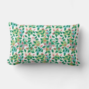 Coussin Rectangle Feuille verte tropicale