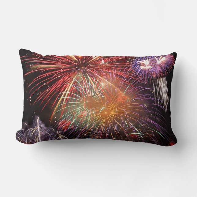Coussin Rectangle Finale Fireworks (Recto)
