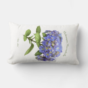 Coussin Rectangle Fleur Blue Hydrangea