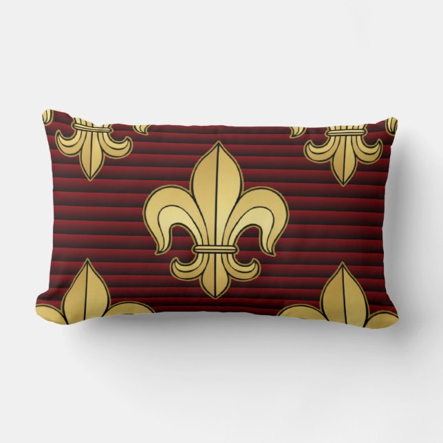 Coussin Rectangle Fleur de lis (Recto)