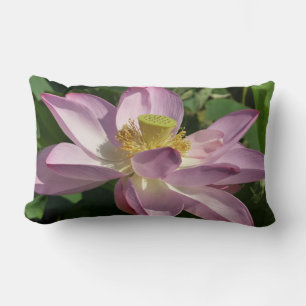 Coussin Rectangle Fleur de Lotus rose II Floral d'été