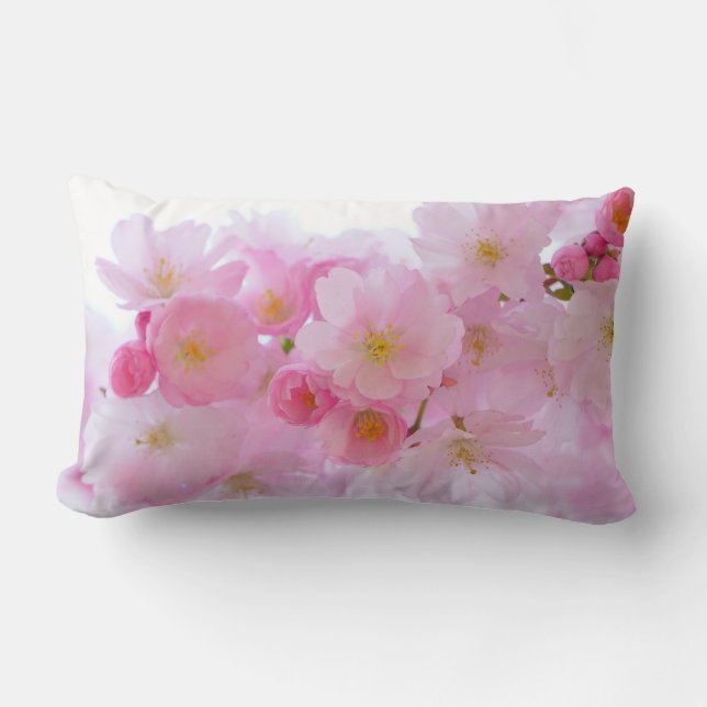 Coussin Rectangle Fleur japonaise de cerisier (Recto)