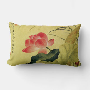 Coussin Rectangle Fleur Lotus de Yun Shouping