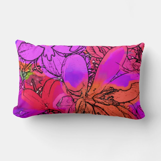 COUSSIN RECTANGLE FLEURS (Recto)