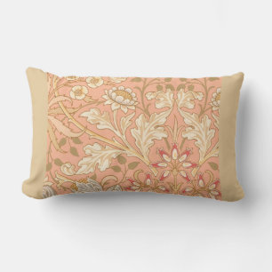 Coussin Rectangle Fleurs Rose Pastel