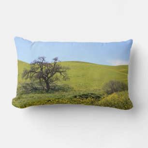 Coussin Rectangle Fleurs sauvages avec Oak Spring Vista